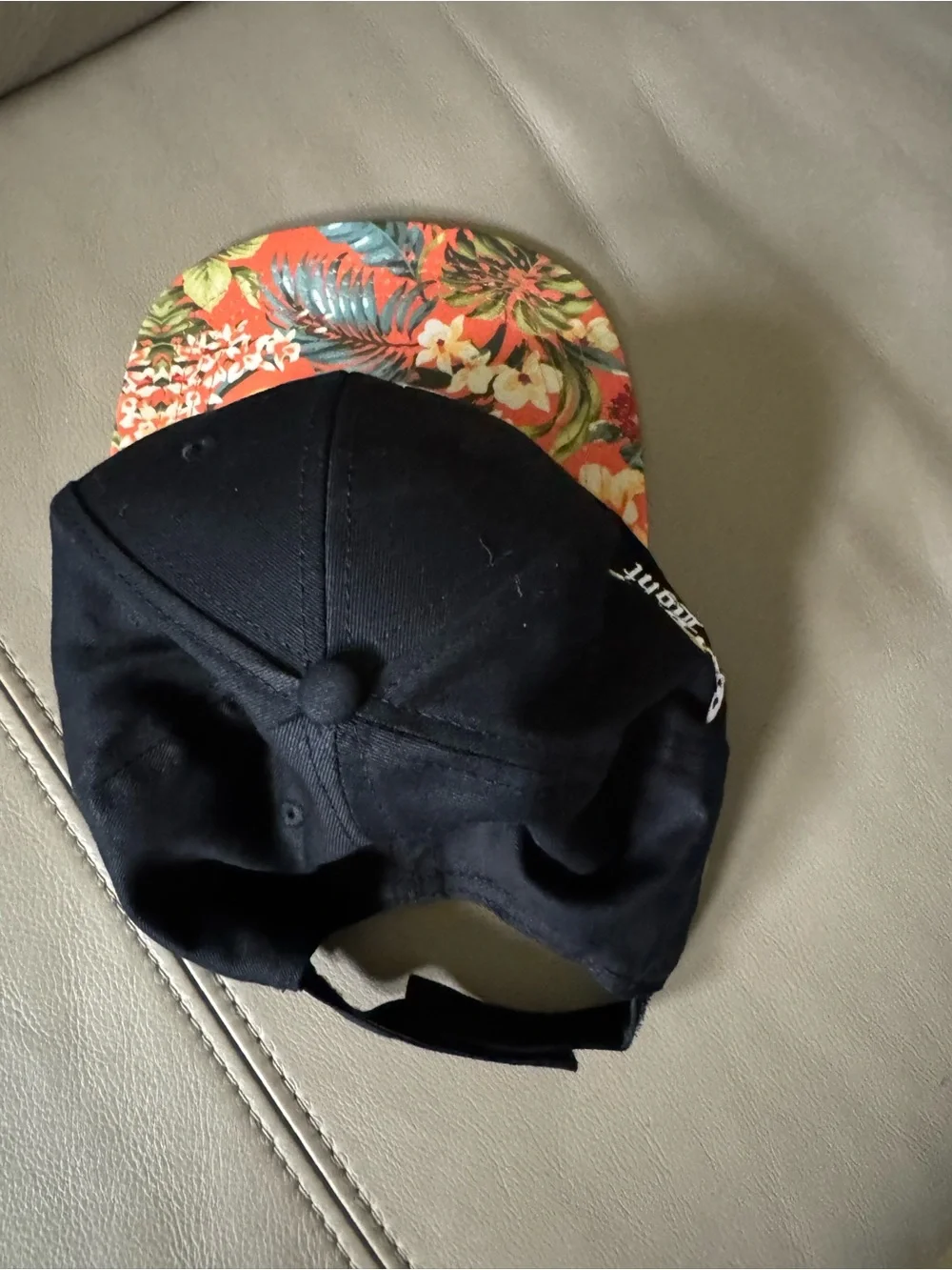 Miami Marlins Floral Brim Black Snapback Hat Corona Light Logo new without tags